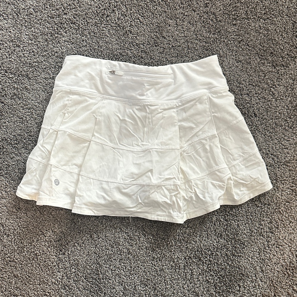 lululemon athletica Crisp White Mini Skirt - Picture 2 of 4